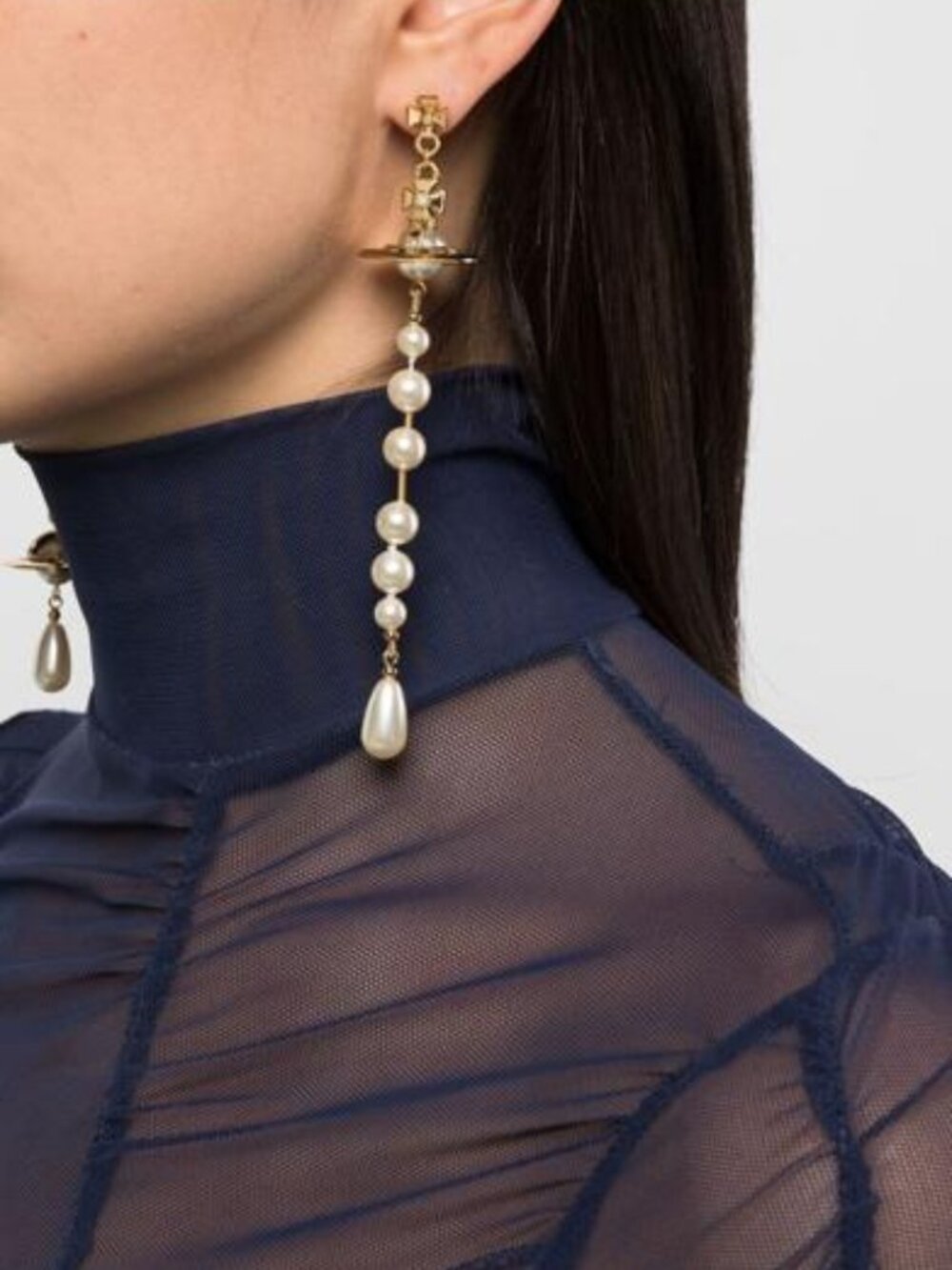 Vivienne Westwood  Broken Pearl Earrings (2 colours) new
